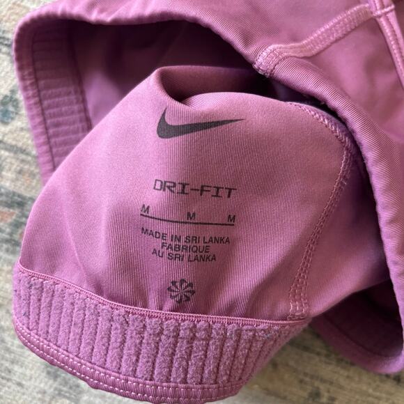 Nike Sports Bra Classic Logo Purple M - Picture 3 of 3